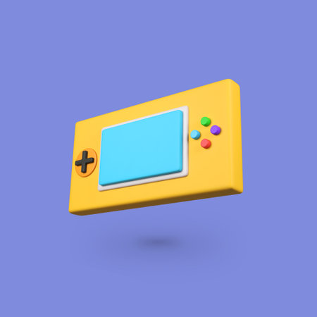Gamepad isolated 3d render icon illustrationの写真素材