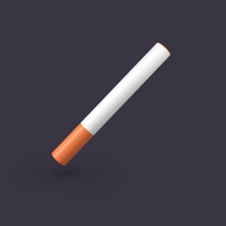 Cigarette isolated 3d render icon illustrationの写真素材