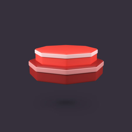 Podium isolated 3d render icon illustrationの写真素材