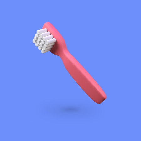 Toothbrush isolated 3d render icon illustrationの写真素材