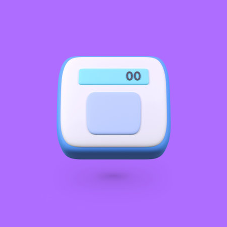 Weight scale isolated 3d render icon illustrationの写真素材