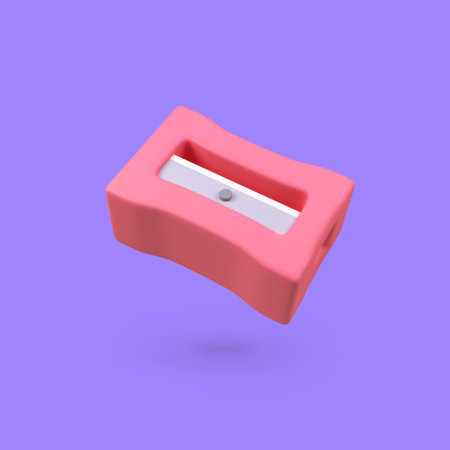 Pencil sharpener isolated 3d render icon illustrationの写真素材