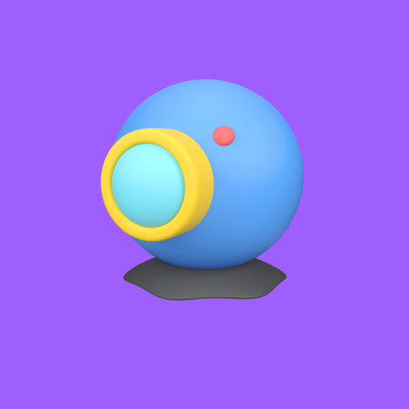 3d render icon illustrationの写真素材