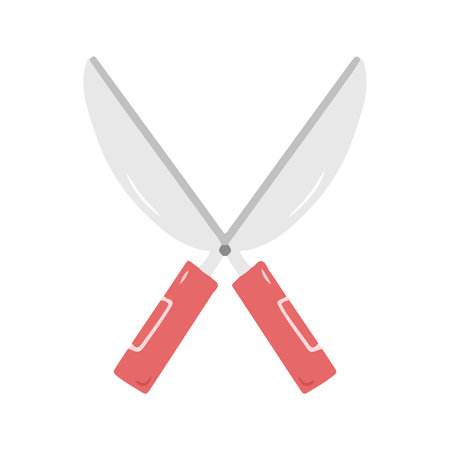 Hand Drawn Gardening Pruning Shears Toolの写真素材