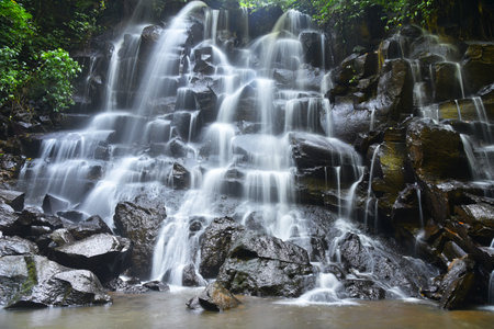 Hidden waterfall of Kanto Lampo.