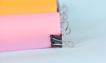 Colorful background paper isolated on color background