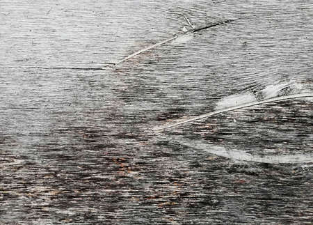 Natural,weathered,brown color wooden background in close upの写真素材