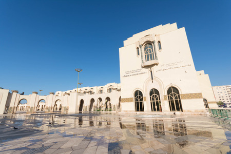 The Great Hassan II Mosque in Casablanca, Moroccoの写真素材