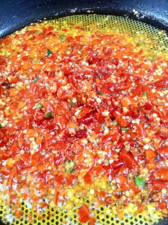 Redhot chili oilの素材