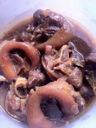 Pork ham made in pineapple juice.の素材