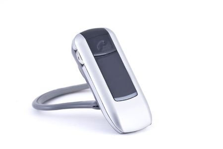 Bluetooth headset for cell phoneの写真素材