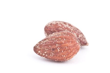 Salted roasted smoked Almondsの写真素材