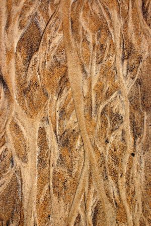 Patterns in sand.の写真素材