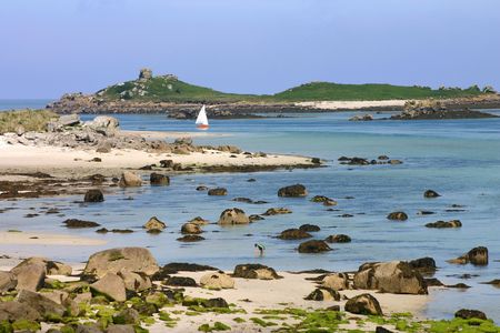 Tresco, Isles of Scilly.の写真素材