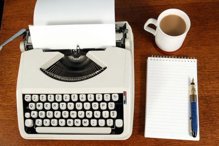 A writer’s desk.