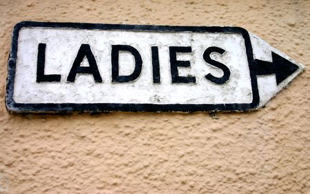 Ladies sign.の写真素材
