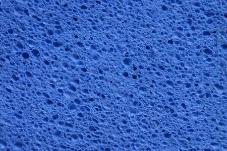 Blue sponge macro backgroundの写真素材