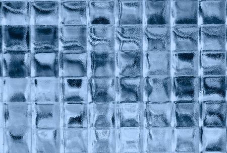 Blue glass squares backgroundの写真素材