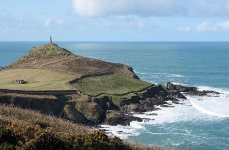 Cape cornwall and the sentinel.の写真素材