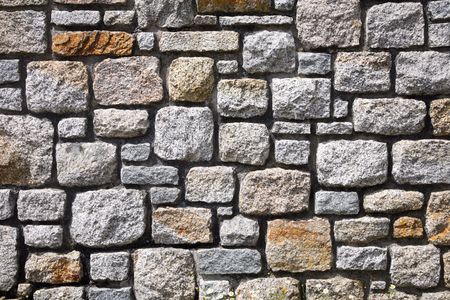 Close up background image of a modern stone wall.