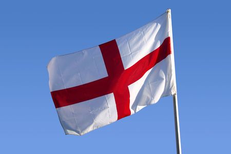 The English St. George flag.