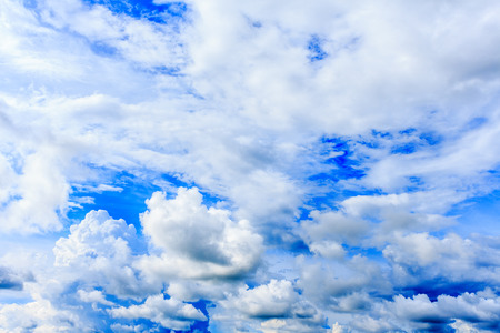 Cloud in the blue sky
