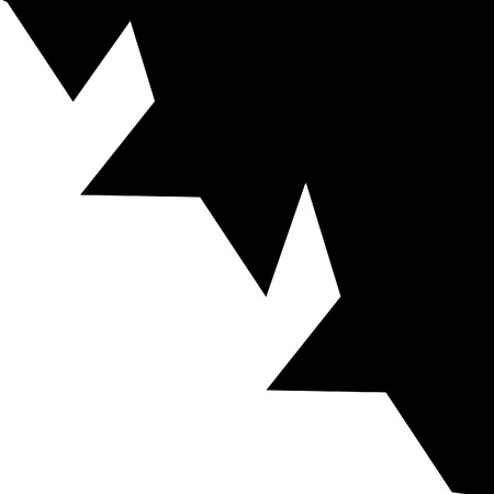 White and black vector illustration on plain backgroundのイラスト素材