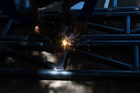 Steel weldingの写真素材