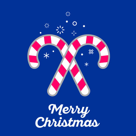 Merry Christmas Candy icon. New Year Card. Decoration icon for Merry Christmas and Happy New Year. Greeting card.のイラスト素材