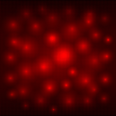 Abstract red mosaic vector background with lights, well-organized layersのイラスト素材