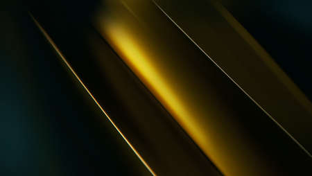 Black and gold blurred abstract background. Defocused background image of gold bars. Dark luxury...