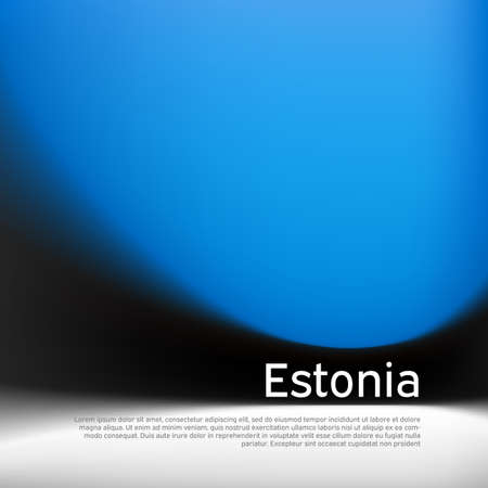 Estonia flag background. Blurred pattern in the colors of the Estonian flag, business booklet. National banner, poster of estonia. State patriotic cover, flyer. Vector tricolor designのイラスト素材