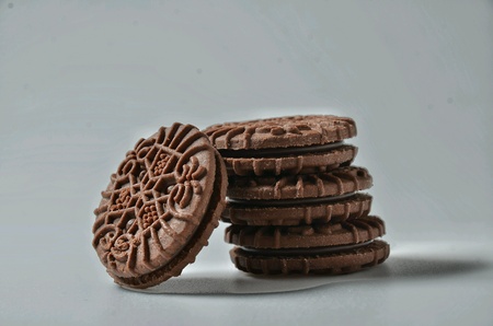 The Chocolate Fudge in the white backgroudの素材