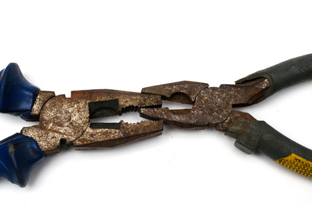 Old Double pliers big and small