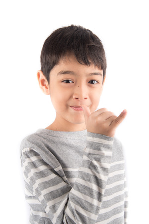 SILLY ASL Sign languageの写真素材