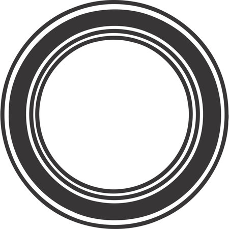 Circular, circle, ring design element. Circular, circle shape.のイラスト素材