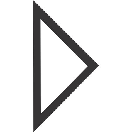 Arrow vector icon. Flat black symbol. Pictogram is isolated on a white background. Designed for web and software interfaces.のイラスト素材