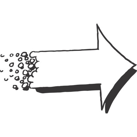 Vector hand drawn doodle speech bubble. Hand drawn speech bubble.のイラスト素材