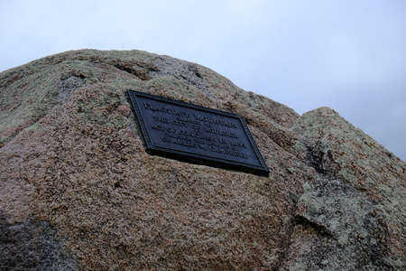 green mountain, flagstaff mountain signのeditorial素材