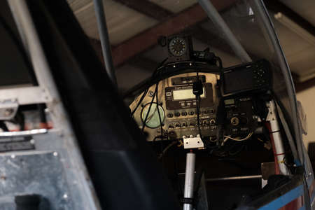 Small One Man Single Airplane Cockpit