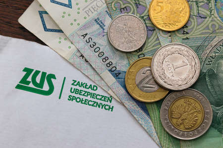 Letter from ZUS (Zaklad Ubezpieczen Spolecznych) - Polish National Social Insurance Company and...