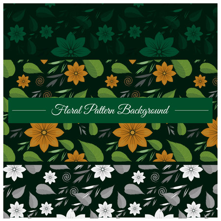 Floral seamless pattern with hand drawn flowers for textile, wallpapers, gift wrap and scrapbook.のイラスト素材