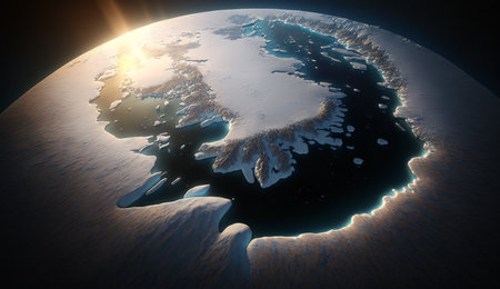 South and North pole and all things relatedの素材