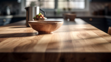 Table Top And Blur Interior of Backgroundの素材