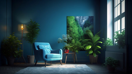 Large luxury modern bright interiors Living room. modern houseの素材