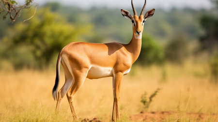 Cute antelope in the nature habitat, wildlifeの素材