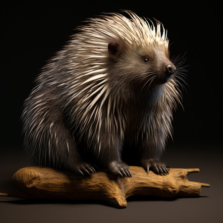 Malayan porcupine, Himalayan porcupine, Large porcupineの素材