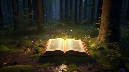 Inside book conceptの素材