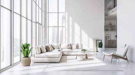 Minimal living room interior designの素材