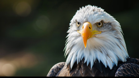 Portrait of a bald eagleの素材